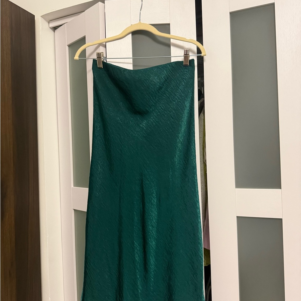 Bobeau Teal Maxi Skirt